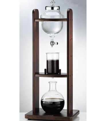 Tiamo Cold Brew Coffee Dripper 10cups Wood Tower