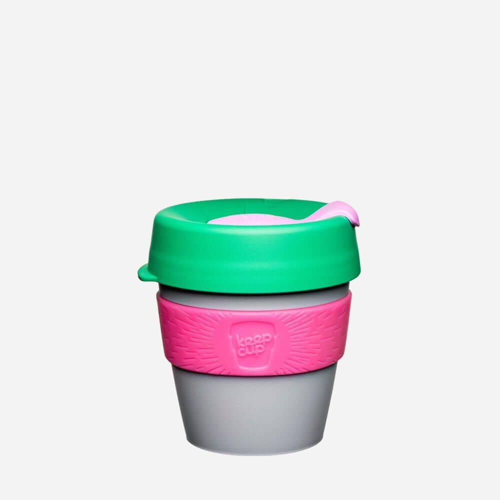 KeepCup 12oz Reusable Coffee Cup Sonic 12-Ounce/Medium Lightweight BPA BPS-Free Plastic & Non-Slip Band 
