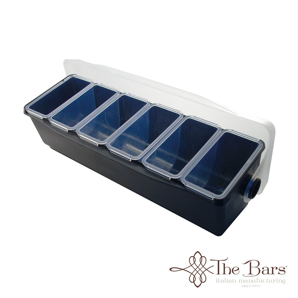 Condiment holder\ Condiment holder from bar to 6 Trays Barman tour 